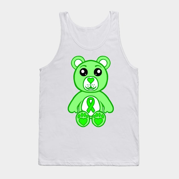 Green Warrior Bear Tank Top by CaitlynConnor